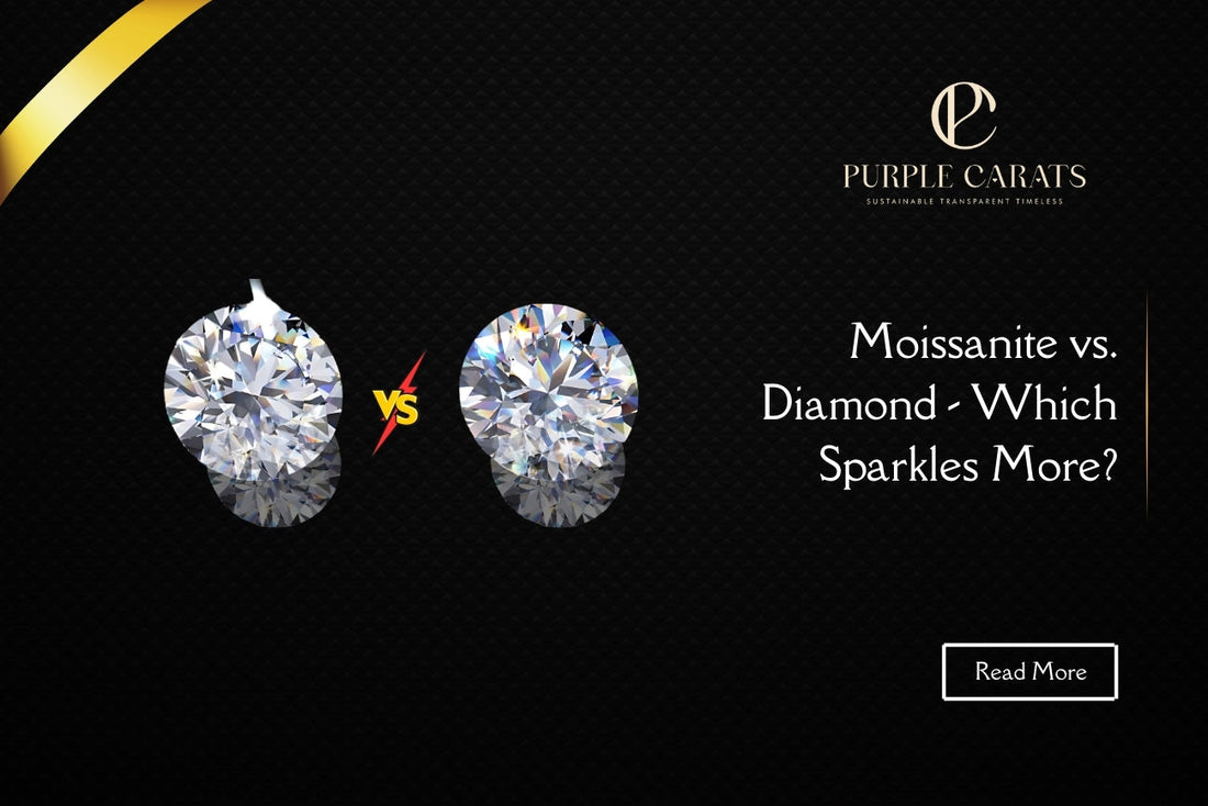 Moissanite vs. Diamond: Which Sparkles More?
