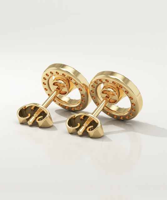 0.8 TCW Round Lab-Grown Diamond Stud Earrings