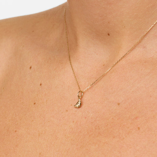 Croissant Pendant Necklace