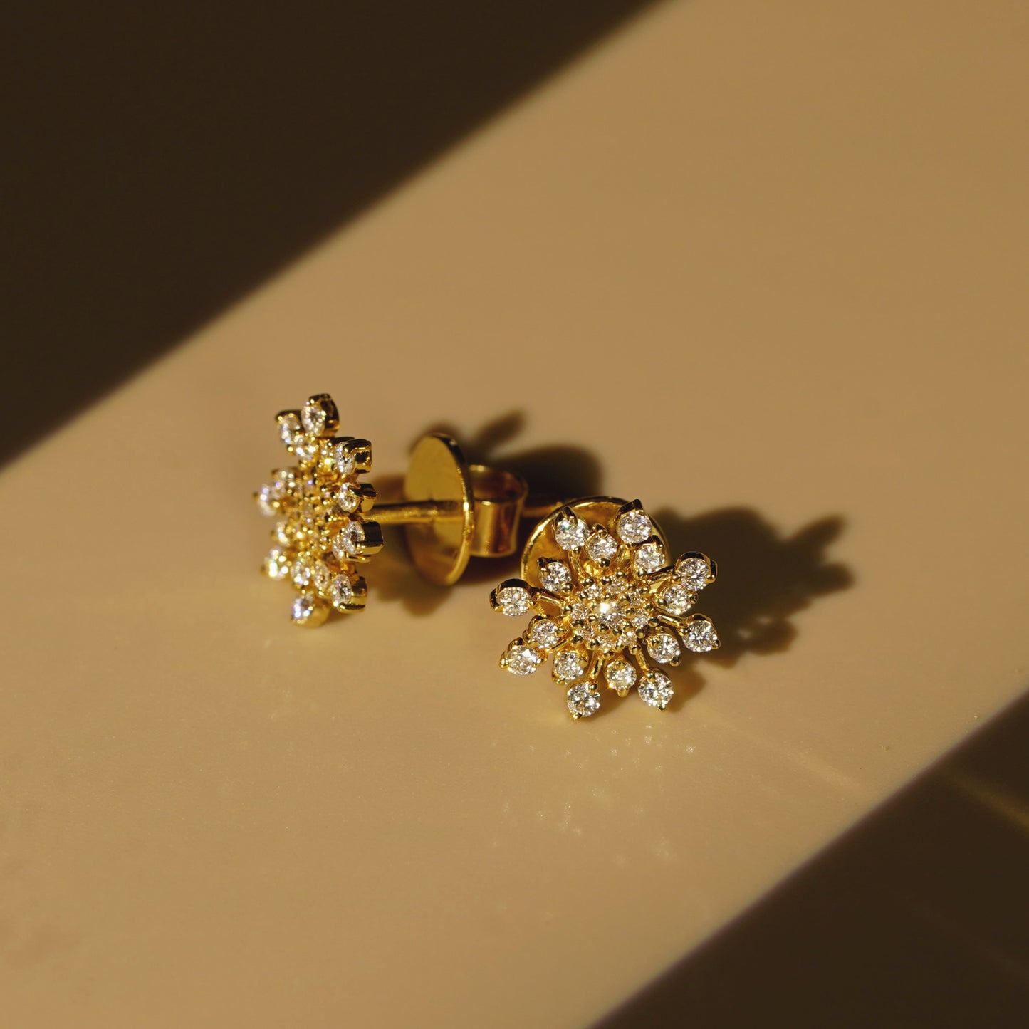 0.408 TCW Round Lab-Grown Diamond Stud Earrings
