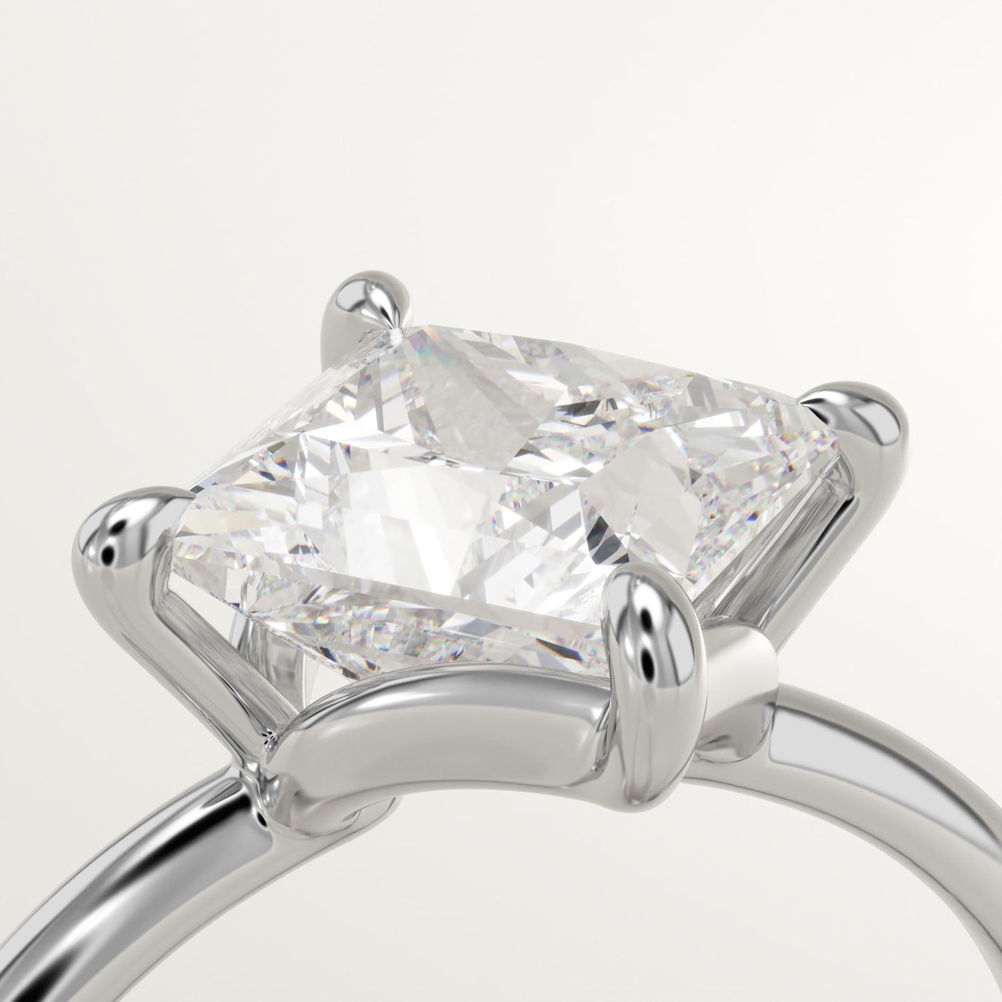 Princess Cut Solitaire Lab-Grown Diamond Engagement Ring