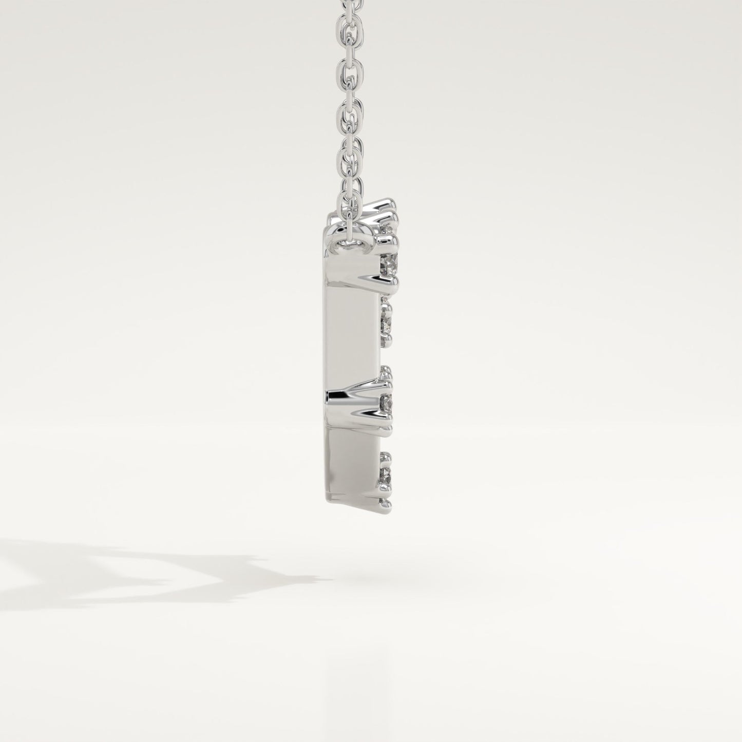 0.13 TCW Round Lab-Grown Diamond Capricorn Constellation Necklace