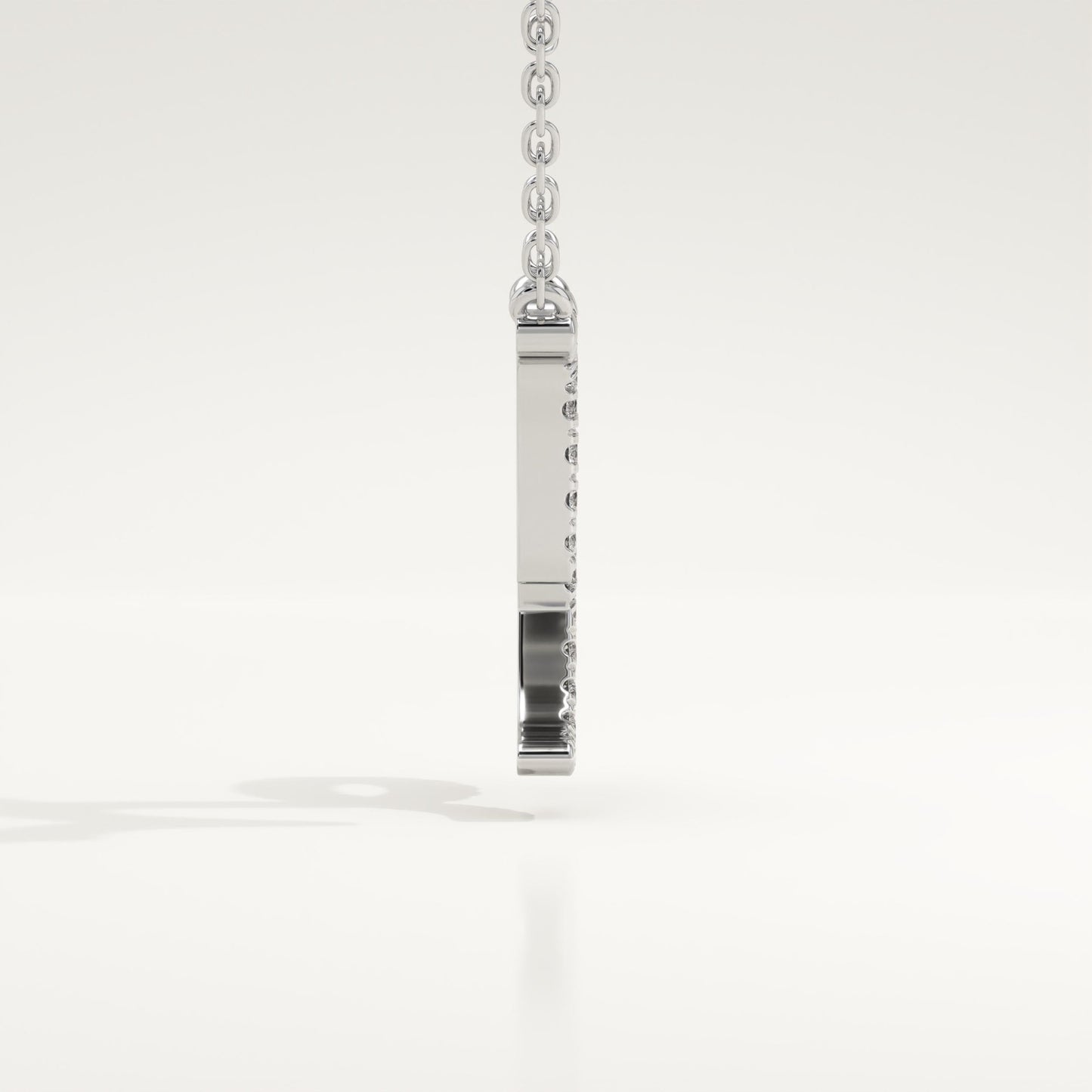 0.108 TCW Round Lab-Grown Diamond Capricon Zodiac Necklace