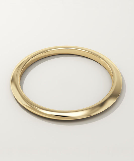 Knife Edge Wedding Band
