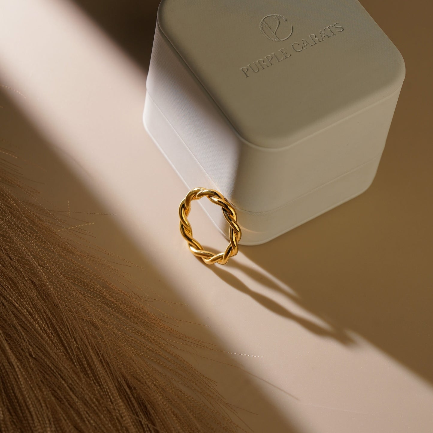 Twisted Rope Wedding Band