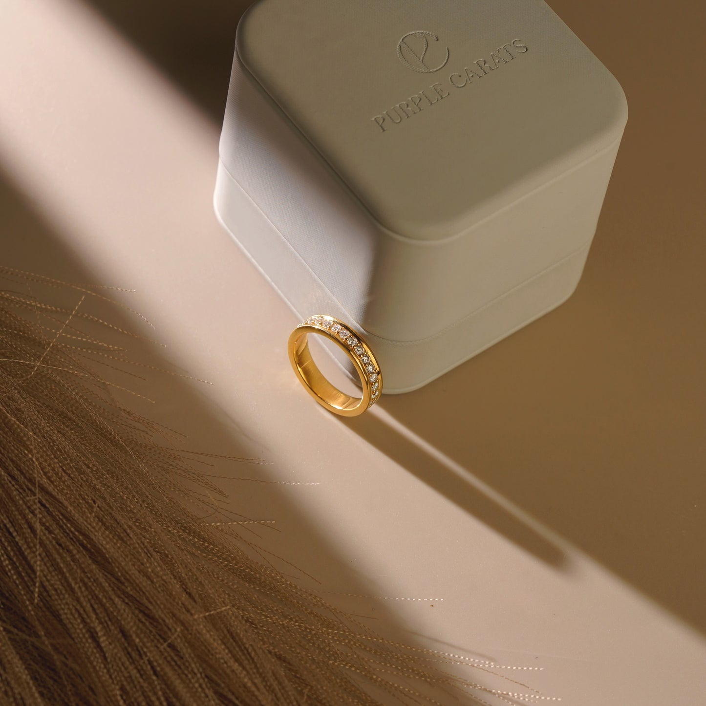 0.7 TCW Round Lab-Grown Diamond Full Eternity Wedding Band