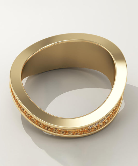 0.953 TCW Round Lab-Grown Diamond Multi Stone Wedding Band