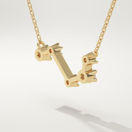 0.16 TCW Round Lab-Grown Diamond Aires Constellation Necklace