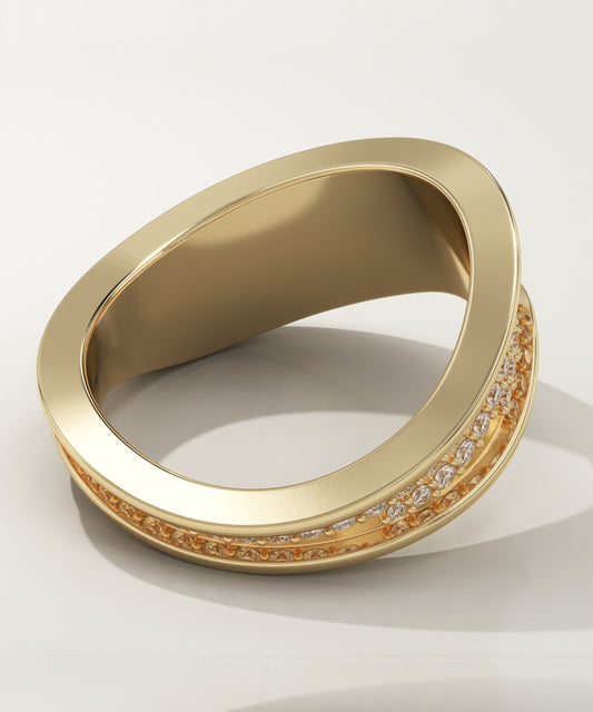 0.953 TCW Round Lab-Grown Diamond Multi Stone Wedding Band
