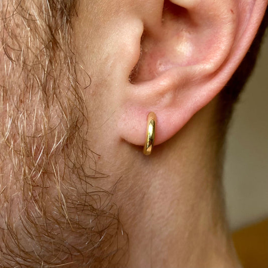Classic Hoop Earrings For Men