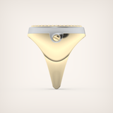 0.55 CT Round Moissanite Diamond  Band For Him