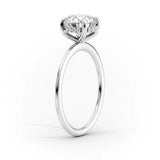 2 CT Radiant Cut Hidden Halo Lab-Grown Diamond Engagement Ring