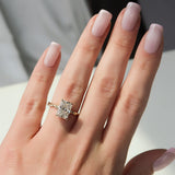 2 CT Marquise Cut Solitaire Lab-Grown Diamond Engagement Ring