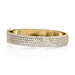2 TCW Round Shaped Lab-Grown Diamond Bangle Bracelet 1