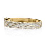 2 TCW Round Shaped Lab-Grown Diamond Bangle Bracelet 1
