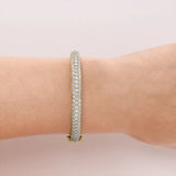 5.5 TCW Round Shaped Lab-Grown Diamond Bangle Bracelet 3
