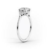 2 CT Marquise Cut Cluster Lab-Grown Diamond Engagement Ring
