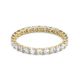 1.2 TCW Round Cut Lab-Grown Diamond Full Eternity Wedding Band