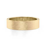 0.8 TCW Round Lab-Grown Diamond Matte Finished Wedding Band