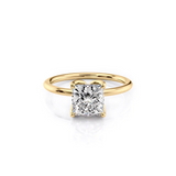 2 CT Princess Cut Solitaire Lab-Grown Diamond Engagement Ring