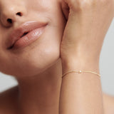 Initial Letter Chain Bracelet