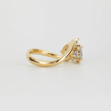 2.06 TCW Pear & Round Cut Toi Et Moi Lab-Grown Diamond Engagement Ring