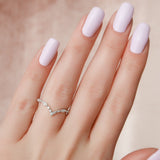 0.25 TCW Marquise & Round Cut Lab-Grown Diamond Curved Eternity Wedding Band