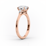 2 CT Asscher Cut Three Stone Lab-Grown Diamond Engagement Ring