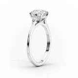 2 CT Asscher Cut Three Stone Lab-Grown Diamond Engagement Ring