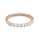 1.2 TCW Round Cut Lab-Grown Diamond Full Eternity Wedding Band