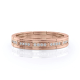 0.25 TCW Round Cut Lab-Grown Diamond Eternity Wedding Band