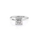 2 CT Princess Cut Solitaire Lab-Grown Diamond Engagement Ring
