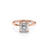 2 CT Princess Cut Solitaire Lab-Grown Diamond Engagement Ring
