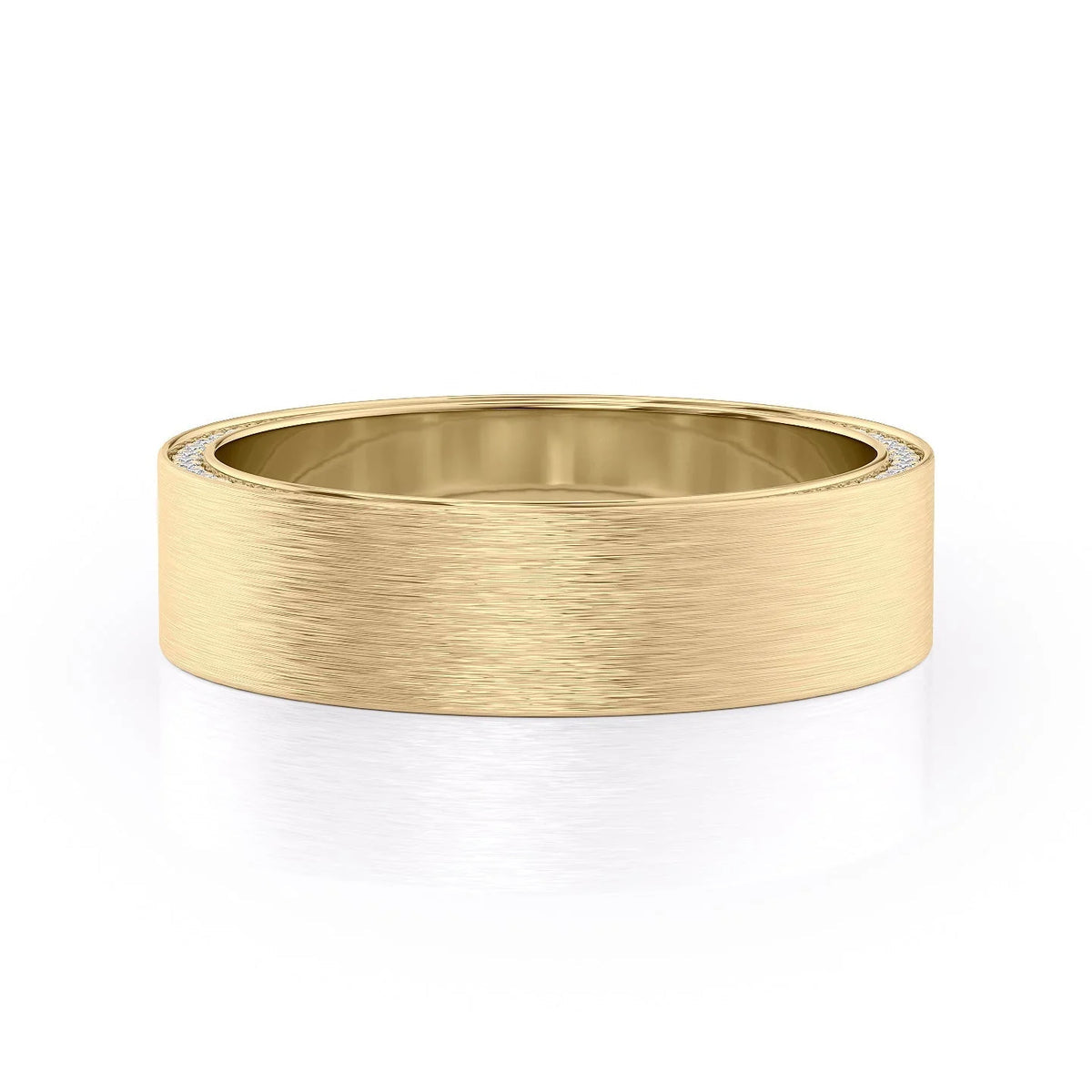 Matte Finished Wedding Band 1