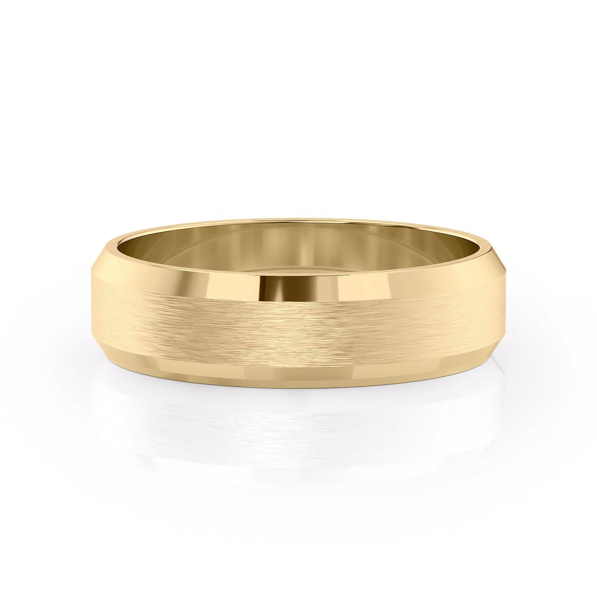 Matte Finished Wedding Band 1