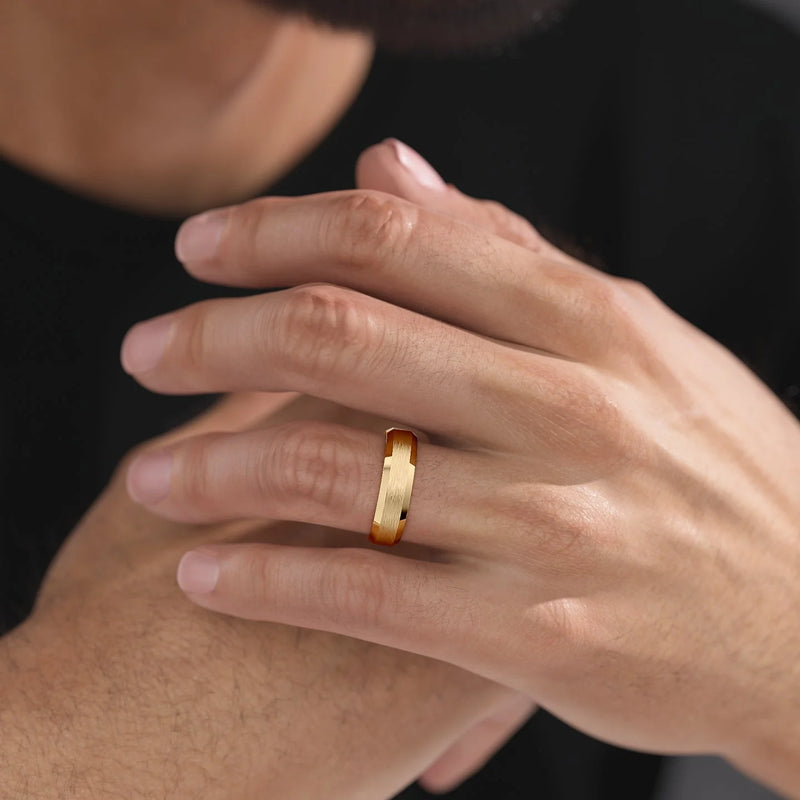 Matte Finished Wedding Band 3