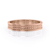 Classic Patterned Wedding Band