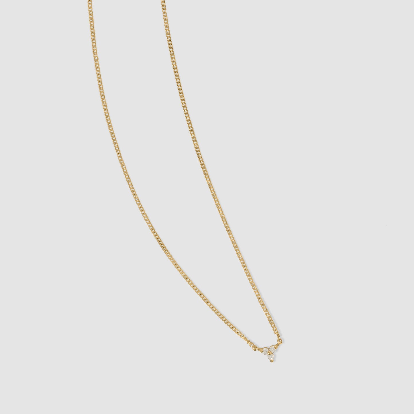 0.05 TCW Round Lab-Grown Diamond Multi Stone Necklace