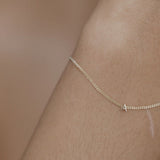Initial Letter Chain Bracelet