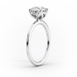 2 CT Asscher Cut Solitaire Lab-Grown Diamond Engagement Ring