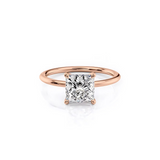 2 CT Princess Cut Solitaire Lab-Grown Diamond Engagement Ring