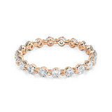 1 TCW Round Cut Lab-Grown Diamond Full Eternity Wedding Band