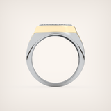 0.55 CT Round Moissanite Diamond  Band For Him