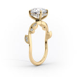 2 CT Asscher Cut Vintage Pave Lab-Grown Diamond Engagement Ring