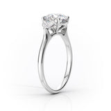 2 CT Marquise Cut Three Stone Lab-Grown Diamond Engagement Ring