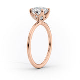 2 CT Princess Cut Solitaire Lab-Grown Diamond Engagement Ring