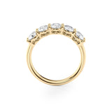 1.5 TCW Round Cut Lab-Grown Diamond Five Stone Wedding Band