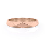 Geometric Wedding Band