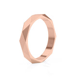 Geometric Wedding Band
