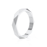 Geometric Wedding Band